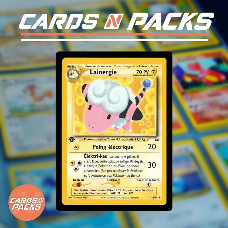 Karta Pokémon Flaaffy 28/64 Neo Revelation 1st Edition - Cards N Packs