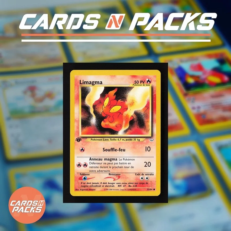 Pokémon Card Slugma 53/64 Neo Revelation 1st Edition - Cards N Packs