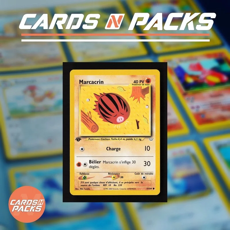 Pokémon Card Swinub 57/64 Neo Revelation 1st Edition - Cards N Packs