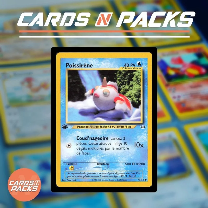 Poissirène 45/64 Neo Revelation - Cards N Packs