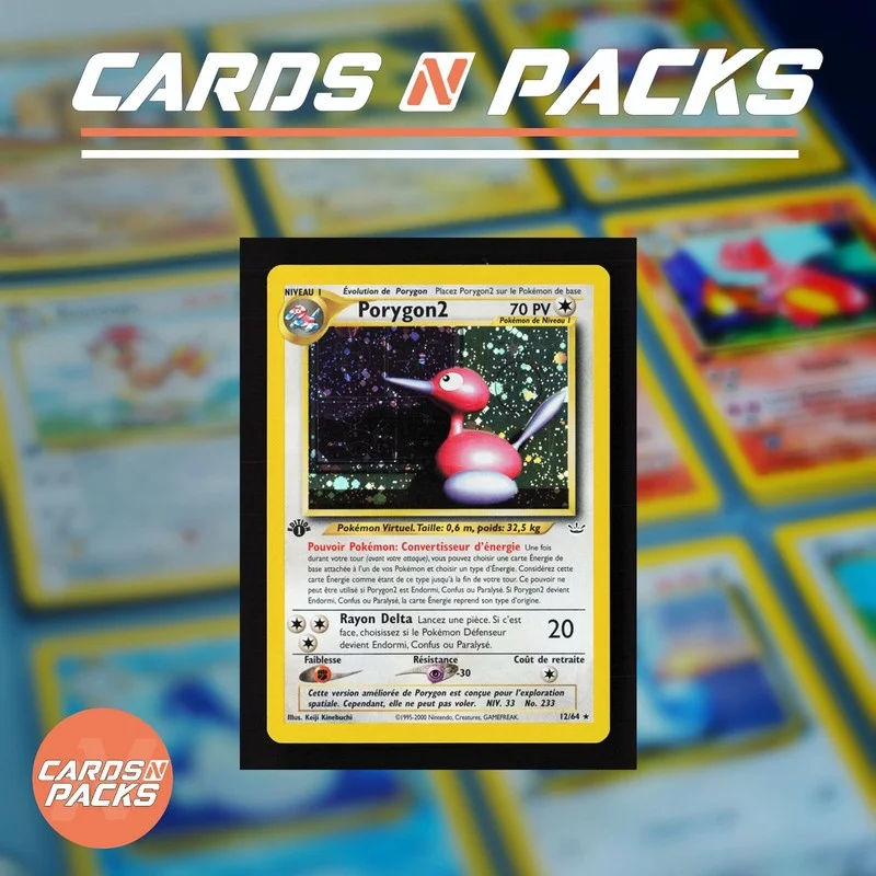 Pokémon Card Porygon2 12/64 Neo Revelation 1st Edition Holo - Cards N Packs