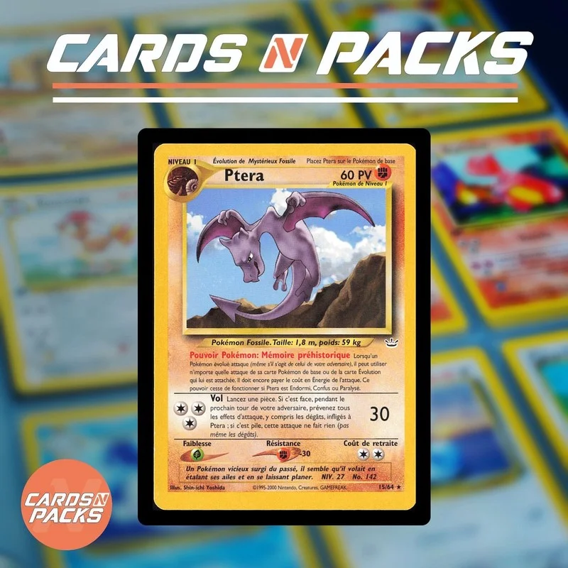 Ptera 15/64 Neo Revelation - Cards N Packs