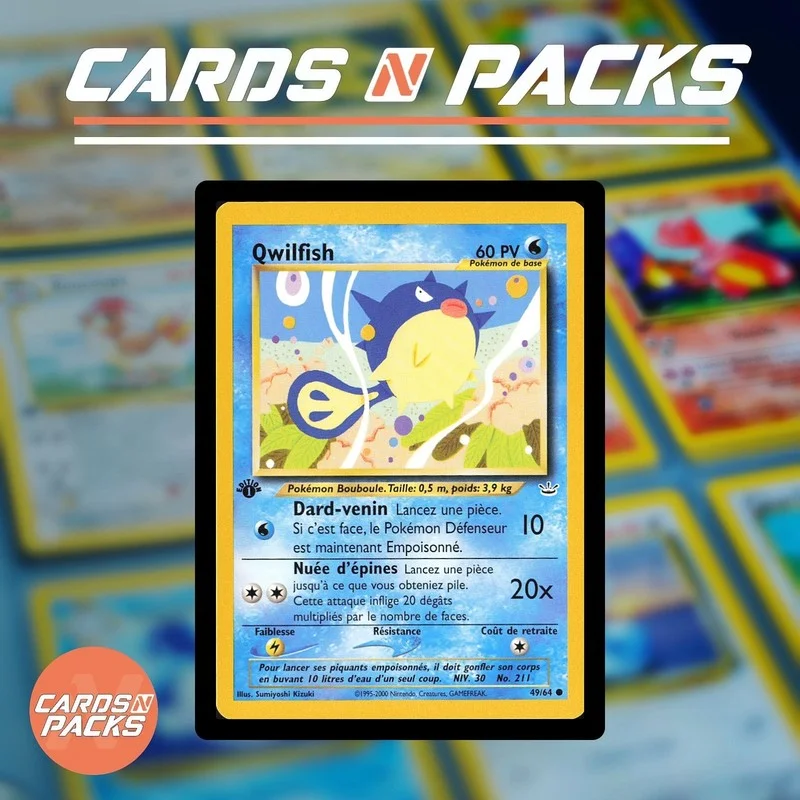 Qwilfish 49/64 Neo Revelation - Cards N Packs