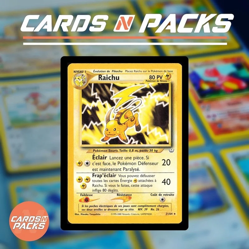 Raichu 21/64 Neo Revelation - Cards N Packs