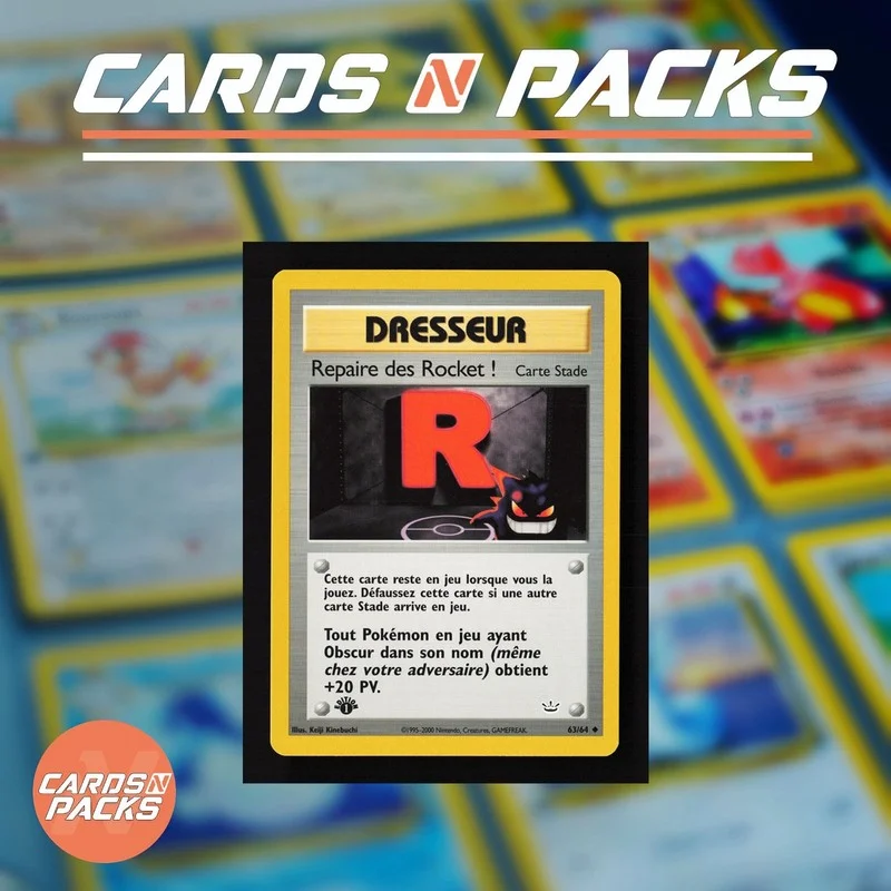 Repaire des Rocket ! 63/64 Neo Revelation - Cards N Packs