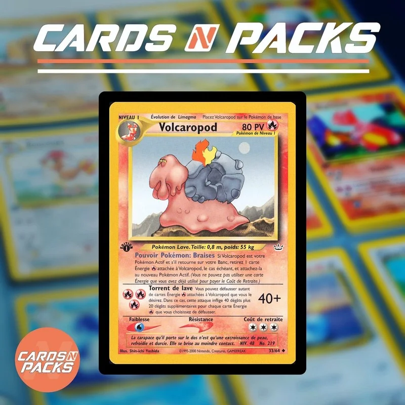 Volcaropod 33/64 Neo Revelation - Cards N Packs