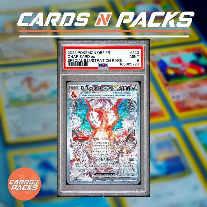 Dracaufeu 223/197 — PSA 9 - Cards N Packs