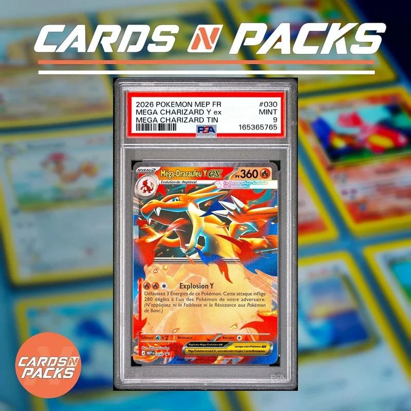 Méga-Dracaufeu Y — PSA 9 - Cards N Packs