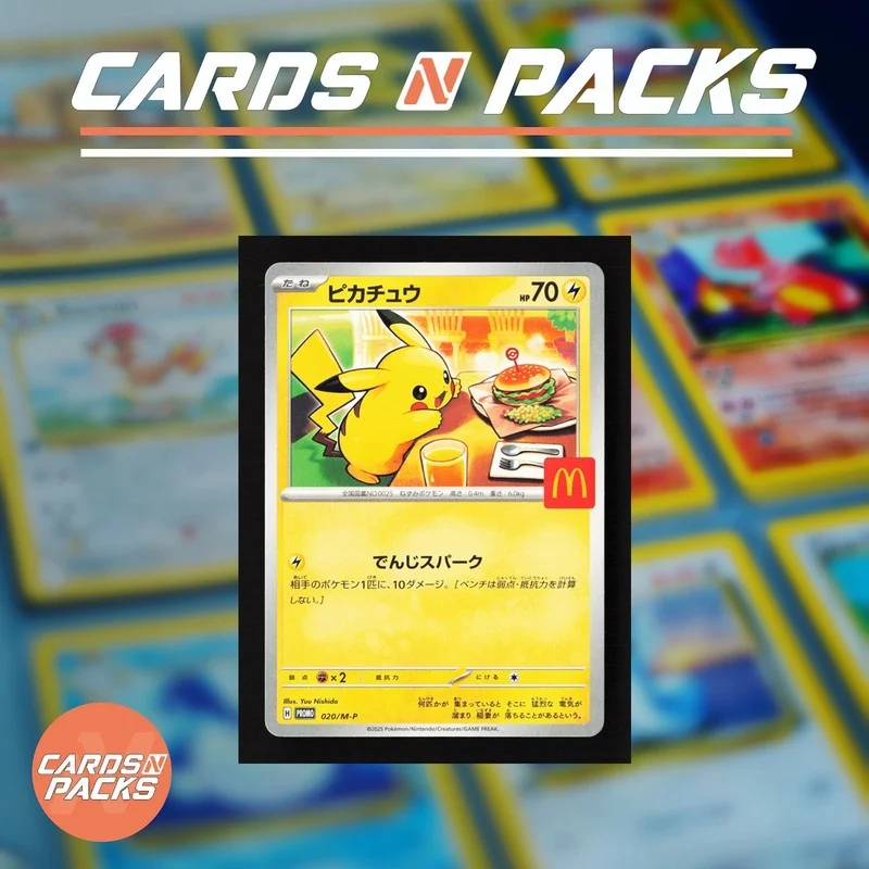 Pikachu Burger Mcdonald's Promo - Cards N Packs