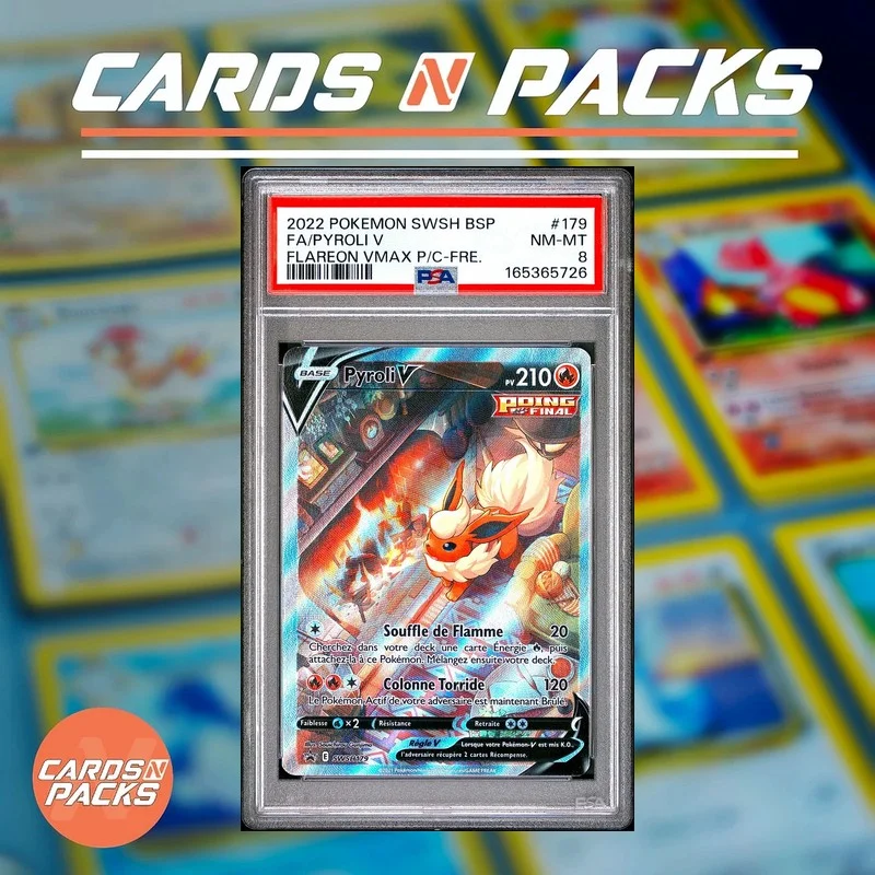 Pyroli SWSH179 — PSA 8 - Cards N Packs