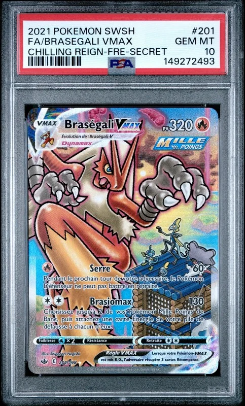 Braségali-VMAX 201/198 Regne de Glace - Cards N Packs