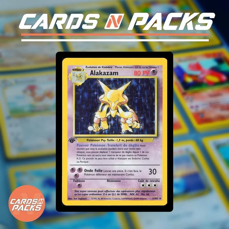 Alakazam 1/102 Set de Base - Cards N Packs