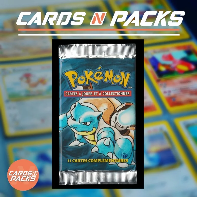 Booster Set de Base Édition 1 TORTANK Lourd HOLO Garantie Set de Base - Cards N Packs