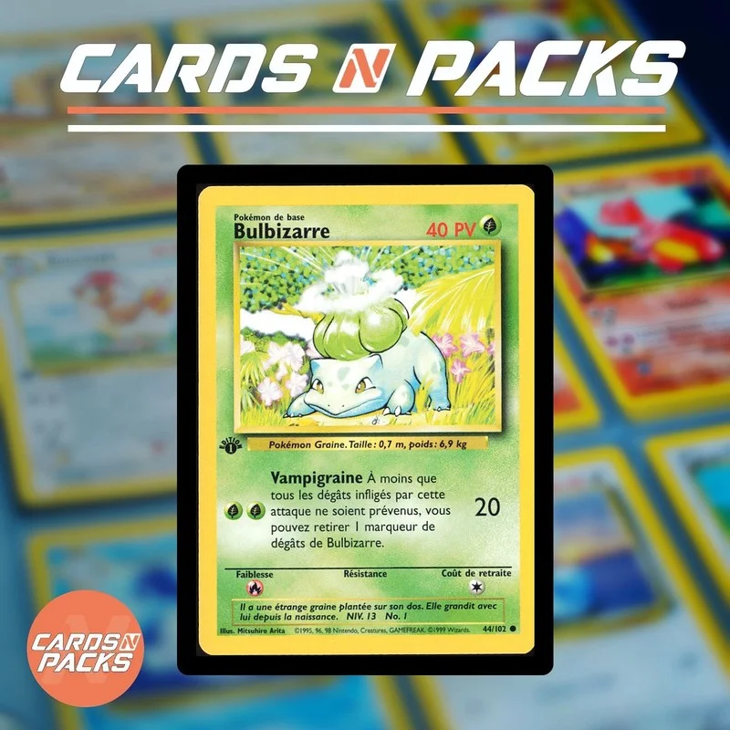Bulbizarre 44/102 Set de Base - Cards N Packs
