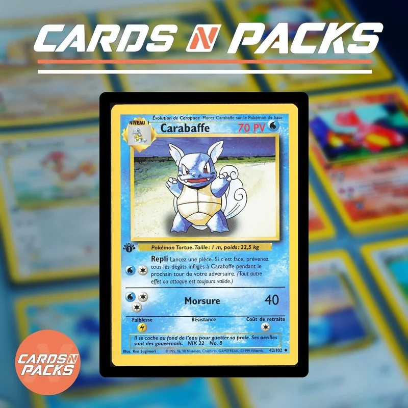 Carabaffe 42/102 Set de Base - Cards N Packs