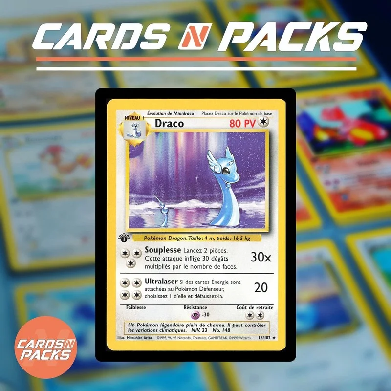 Draco 18/102 Set de Base - Cards N Packs
