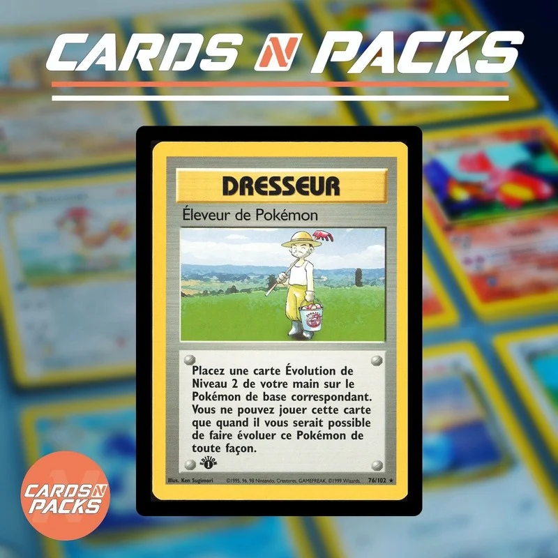 Eleveur de Pokémon 76/102 Set de Base - Cards N Packs