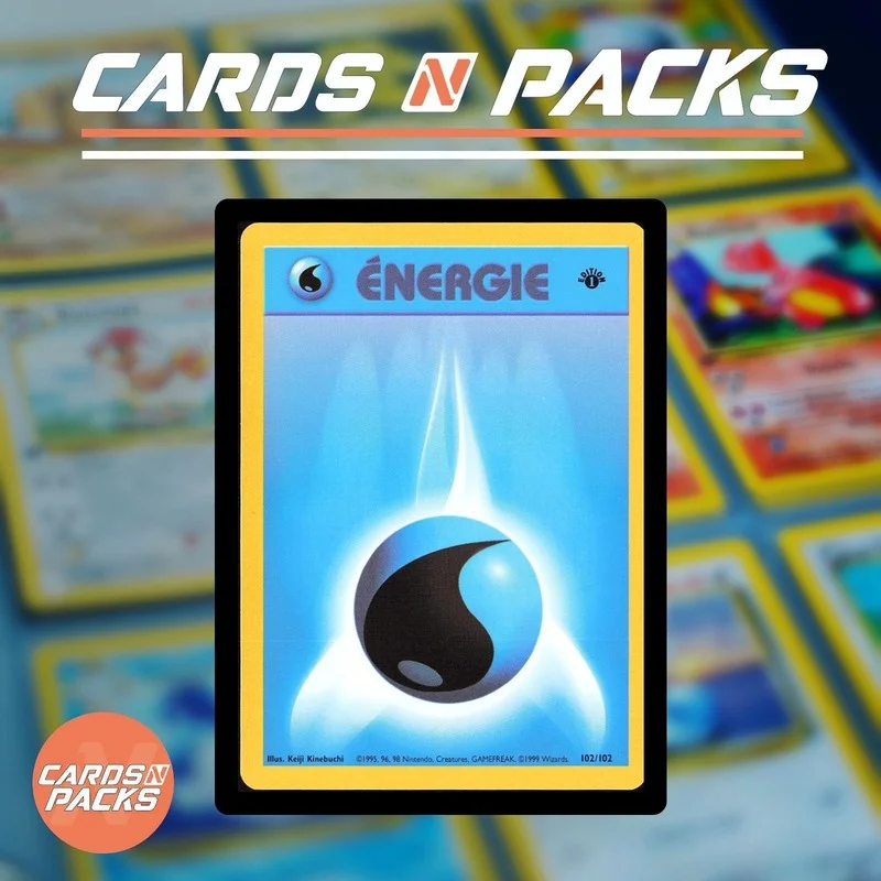 Pokémon Card Water Energy 102/102 Base Set 1st Edition - Cards N Packs