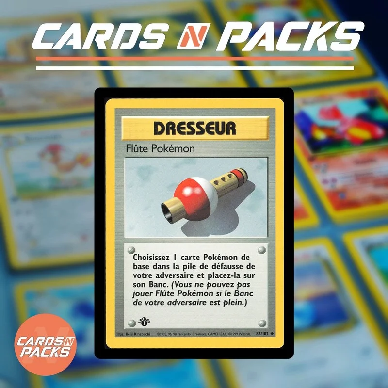 Flute Pokemon 86/102 Set de Base - Cards N Packs