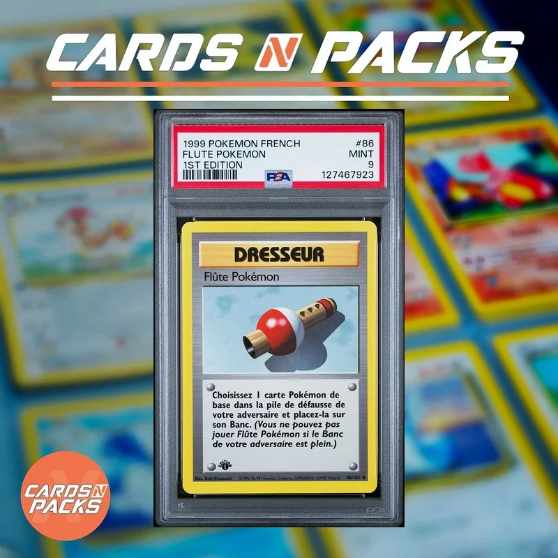 Flûte Pokémon 86/102 Set de Base - Cards N Packs