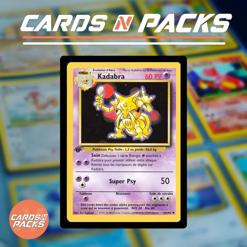 Kadabra 32/102 Set de Base - Cards N Packs
