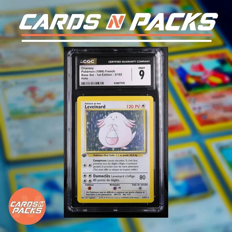 Karta Pokémon Chansey Holograficzna 3/102 Base Set Edycja 2 - Cards N Packs
