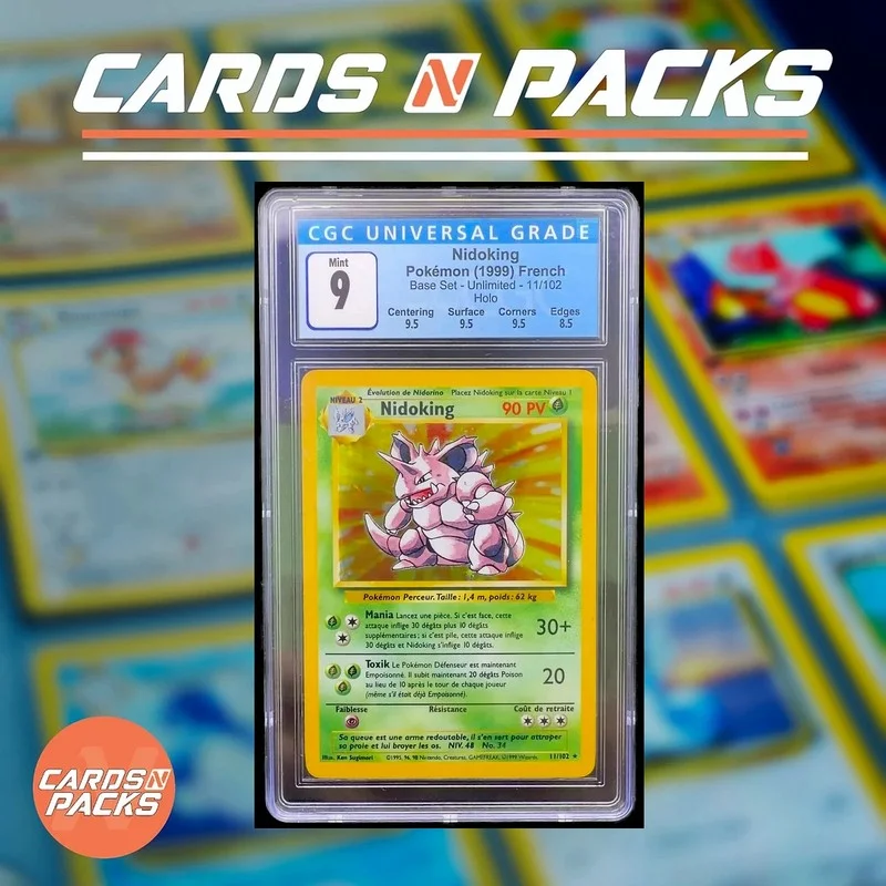 Nidoking 11/102 Set de Base - Cards N Packs