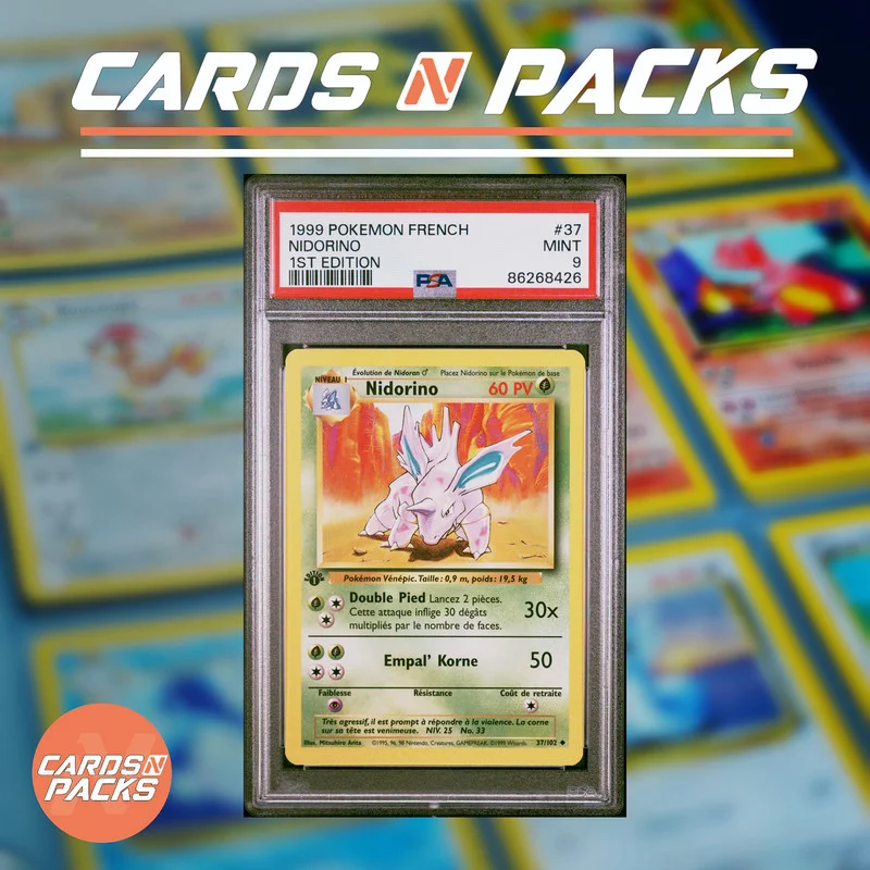 Nidorino 37/102 Set de Base - Cards N Packs