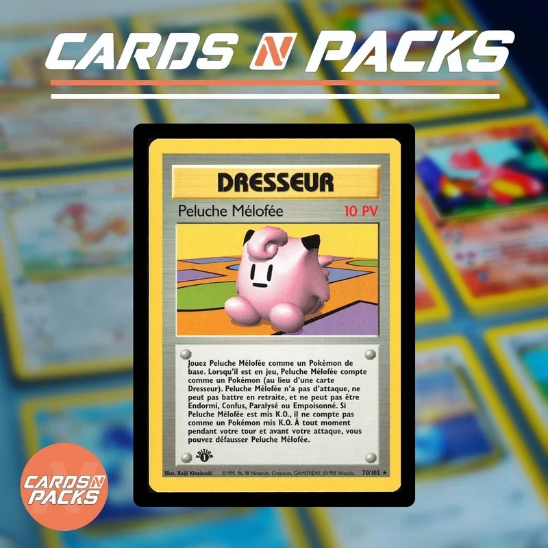 Peluche Mélofée 70/102 Set de Base - Cards N Packs