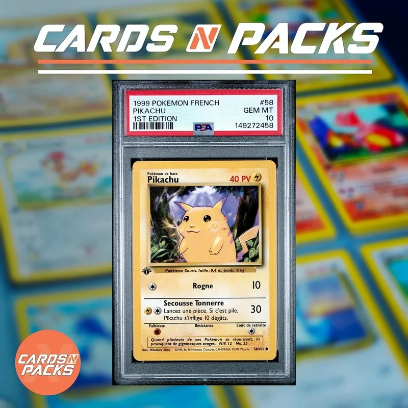 Pikachu 58/102 Set de Base - Cards N Packs