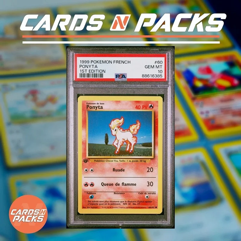 Ponyta 60/102 — PSA 10 - Cards N Packs