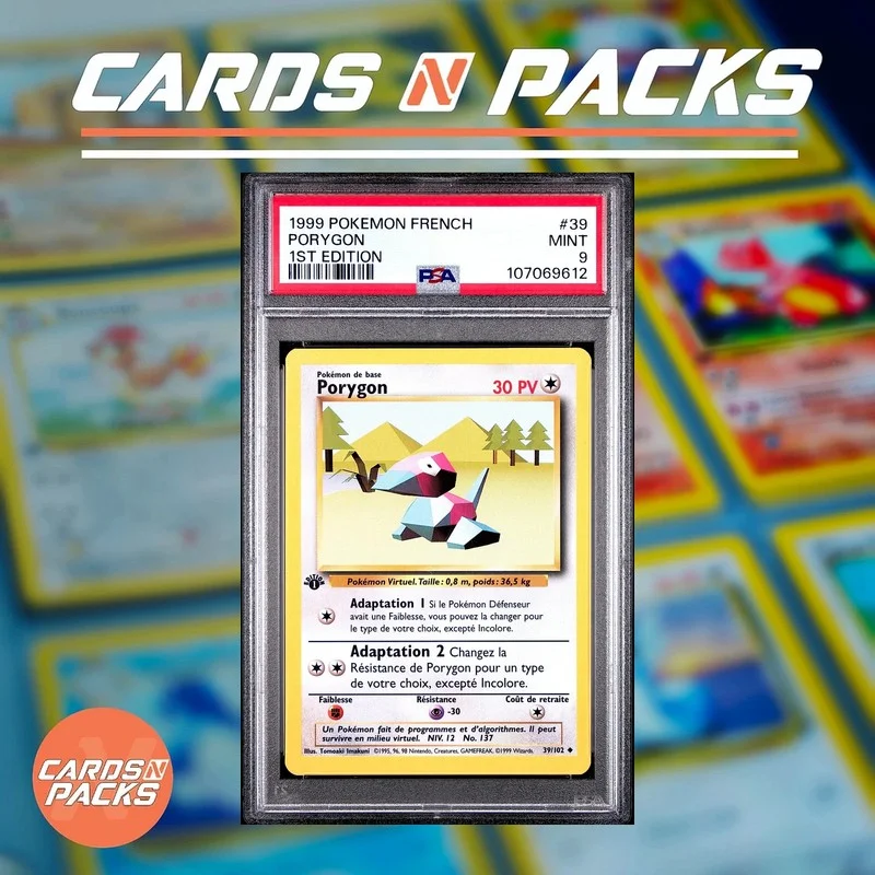 Porygon 39/102 Set de Base - Cards N Packs