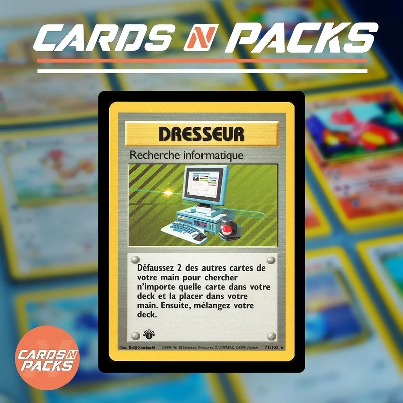 Pokémon Card Computer Search 71/102 Base Set 1st Edition - Cards N Packs