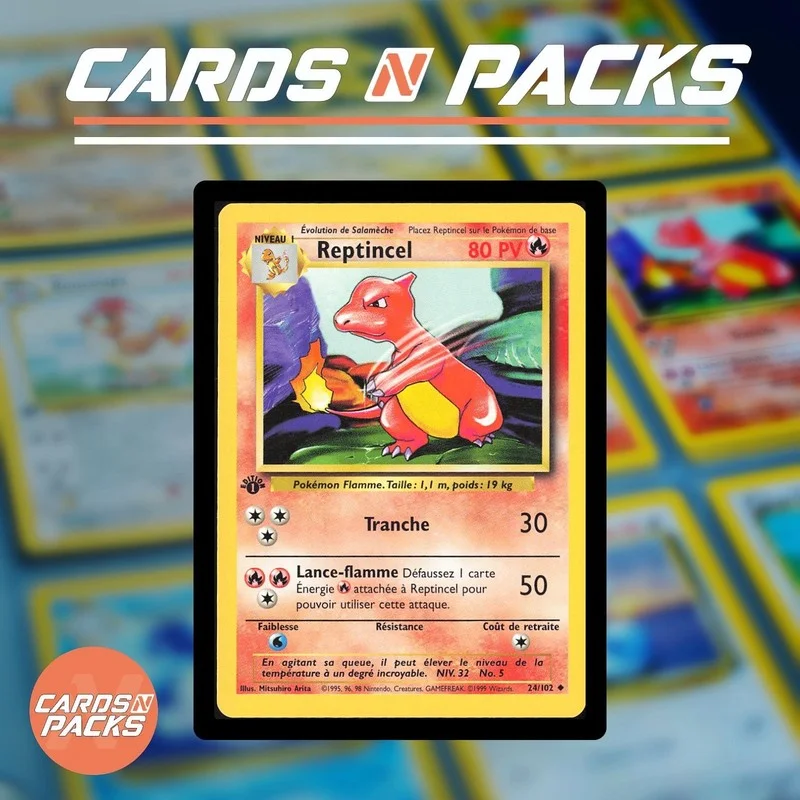 Reptincel 24/102 Set de Base - Cards N Packs