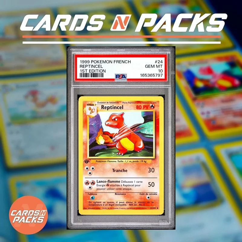 Reptincel 24/102 — PSA 10 - Cards N Packs