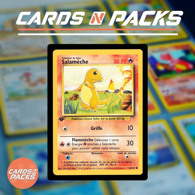 Salamèche 46/102 Set de Base - Cards N Packs