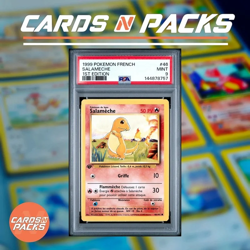 Salamèche 46/102 Set de Base - Cards N Packs