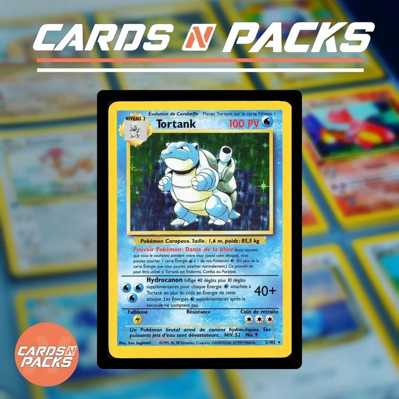 Tortank 2/102 Set de Base - Cards N Packs