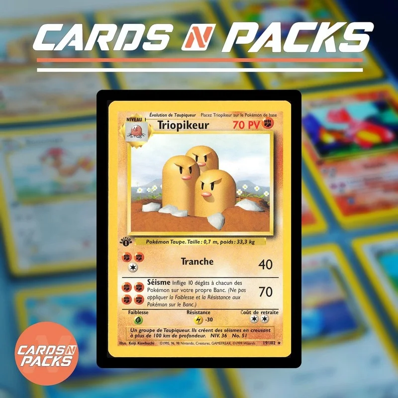 Triopikeur 19/102 Set de Base - Cards N Packs