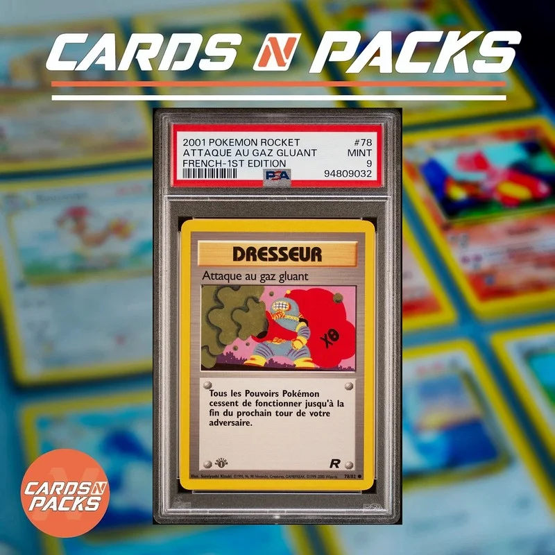 Attaque au gaz gluant 78/82 Team Rocket - Cards N Packs