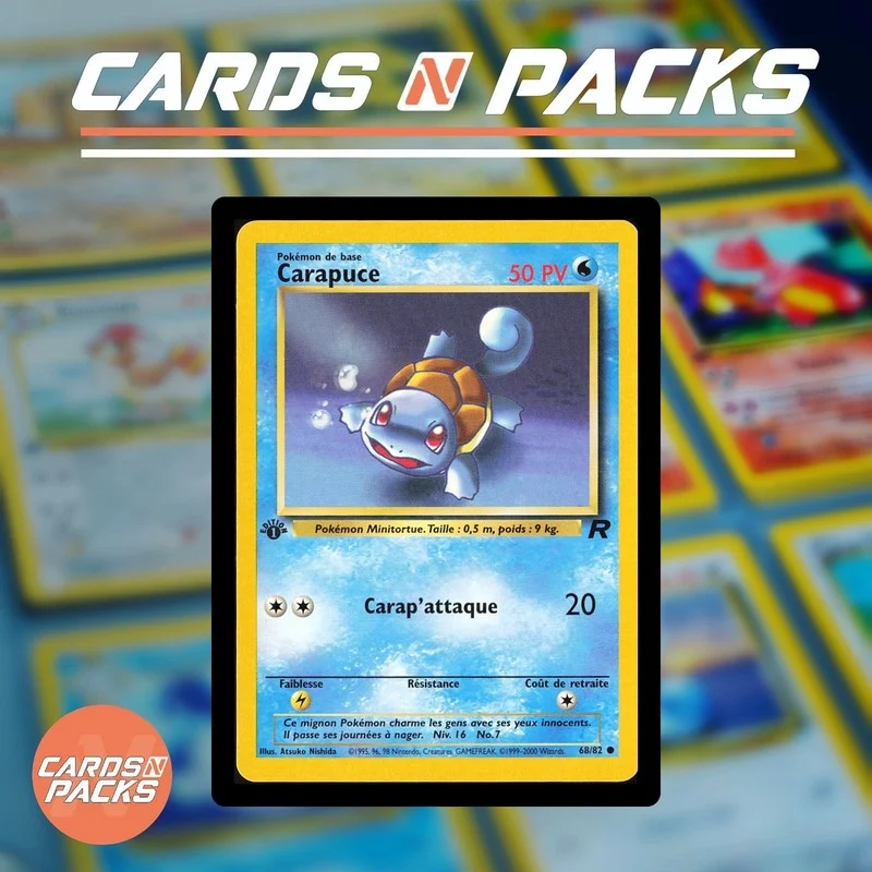 Carapuce 68/82 Team Rocket - Cards N Packs