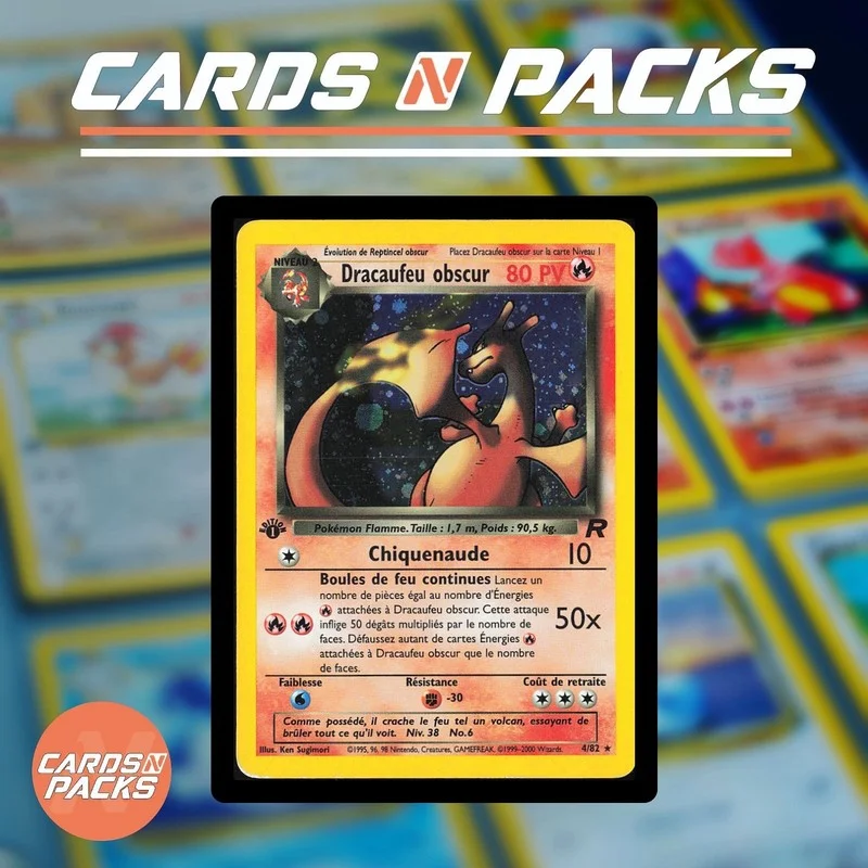 Dracaufeu 4/82 Team Rocket - Cards N Packs