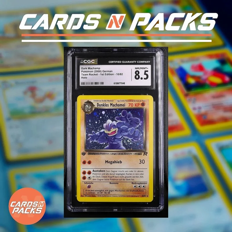 Dunkles Machomei 10/82 Team Rocket - Cards N Packs