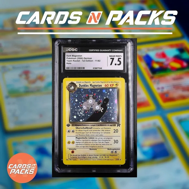 Dunkles Magneton 11/82 Team Rocket - Cards N Packs
