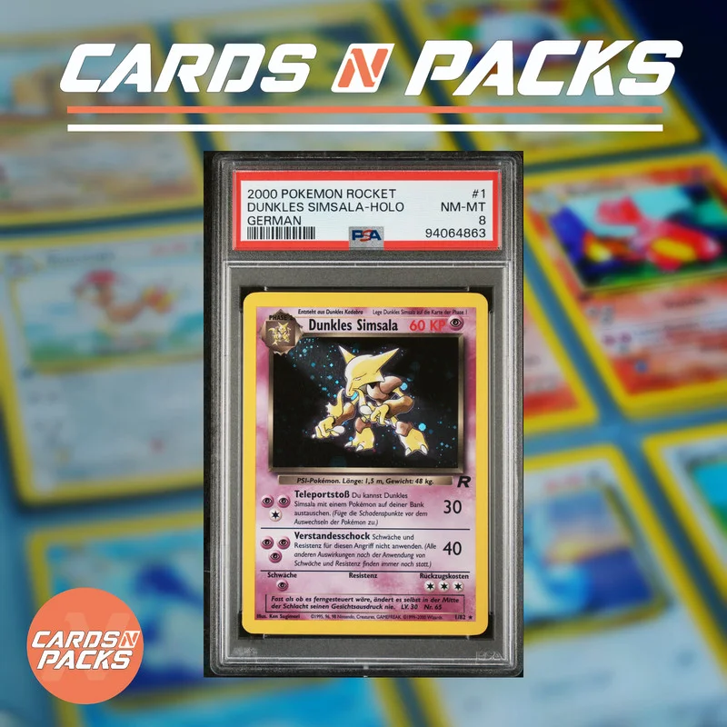 Dunkles Simsala 1/82 Team Rocket - Cards N Packs