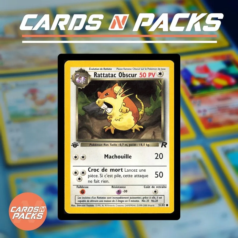 Rattatac 51/82 Team Rocket - Cards N Packs