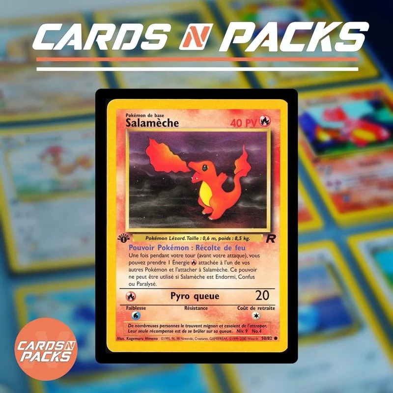 Salamèche 50/82 Team Rocket - Cards N Packs