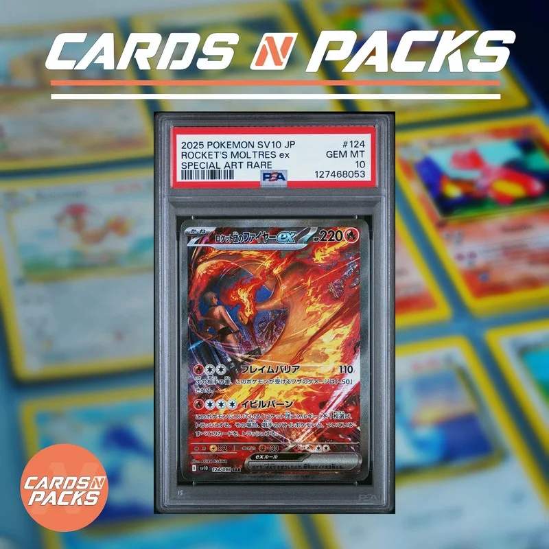 Team Rocket Moltres 124/098 Team Rocket - Cards N Packs