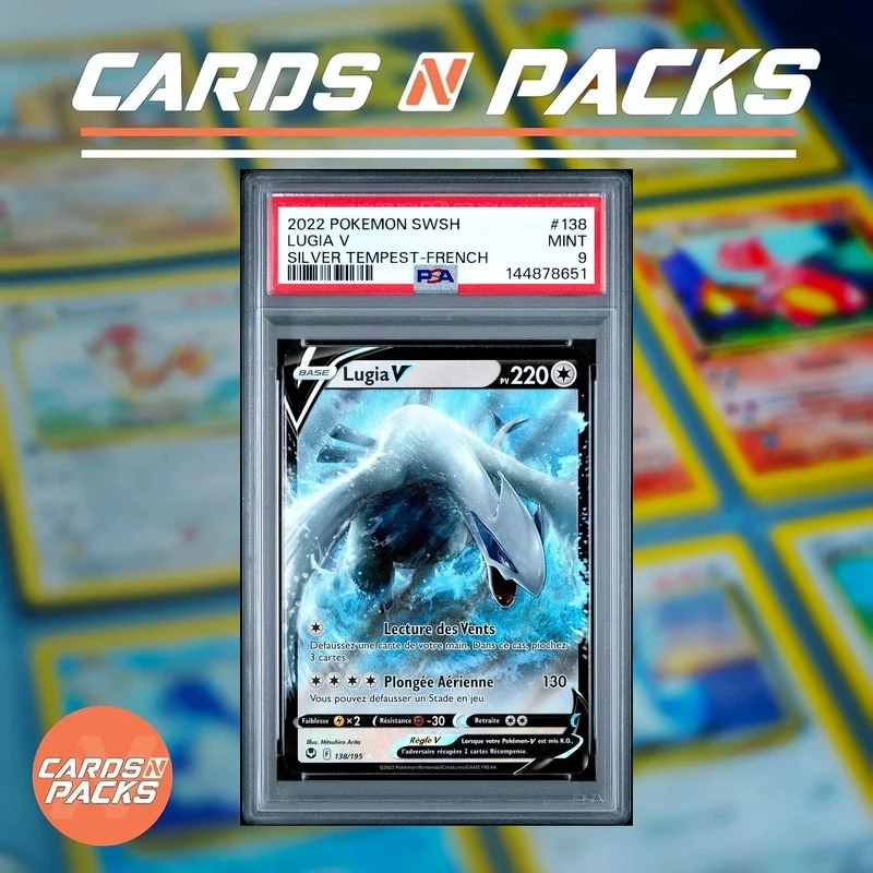 Lugia-V 138/195 Tempete Argentee - Cards N Packs