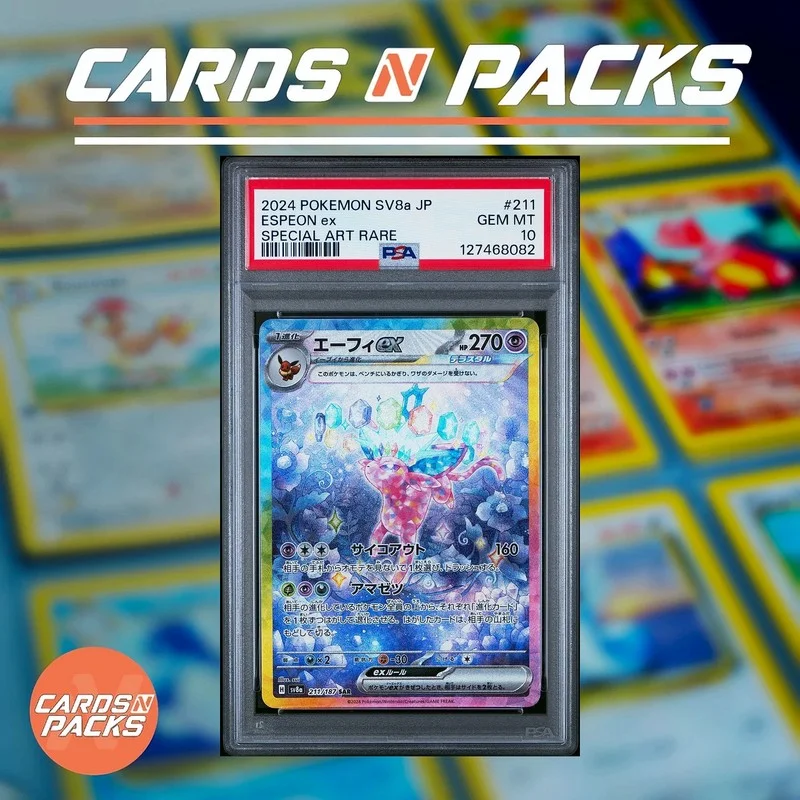 Pokémon Espeon ex 211/187 Card - Terastal Festival - Cards N Packs